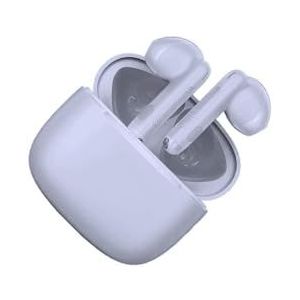 Hoofdtelefoon, Bluetooth, oplaadbox, looptijd 6 uur, violet