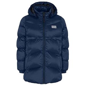 LEGO Meisjes Wear winterjas gewatteerde jas winddicht warme jas, Donker Navy, 128 cm