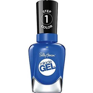 Sally Hansen Miracle Gel nagellak zonder kunstmatig uv-licht Tidal Wave, blauw, met intens glanzende gelafwerking, nr. 360, (1 x 14,7 ml)