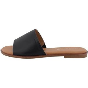Tom Tailor Dames 5390390023 Slipper, Zwart, 40 EU, zwart, 40 EU