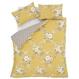 Catherine Lansfield - Canterbury Easy Care - Dekbedovertrek - Oker - Kingsize