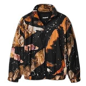 Desigual Damen Jas, Zwart, S