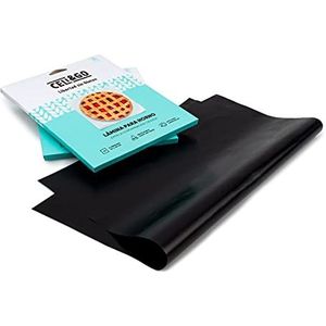 CELI&GO Bakmat – Verpakking met 2 Herbruikbare, Wasbare, Anti-Aanbak, PFOA-Vrije, Bakmatten om Kruisbesmetting te Voorkomen – Afmeting Bakmat 33 x 40cm