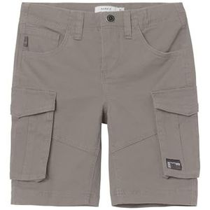 NKMRYAN REG TWI L Shorts 6776-BA NOOS, Elephant Skin, 152 cm