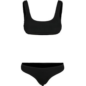Urban Classics Bikini-set voor dames, zwart, XXL