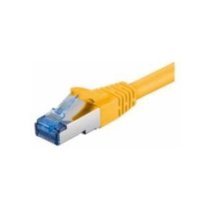 MicroConnect SFTP6A005Y netwerkkabel 0,5 m Cat6a geel - netwerkkabel (0,5 m, Cat6a, RJ-45, RJ-45, geel)