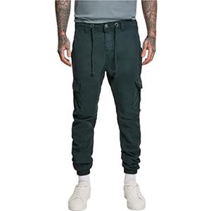 Urban Classics Cargobroek voor heren, casual cargobroek, verkrijgbaar in vele kleuren, maten XS - 5XL, groen (bottle green), XS