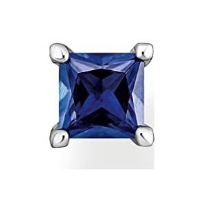 Thomas Sabo Damen Single-Ohrstecker in der Farbe Silber aus 925 Sterlingsilber und Zirkonia, Größe: 5,5x5,5mm, H2233-699-32