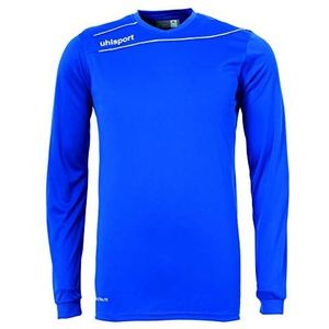 uhlsport Stream 3.0 shirt voor volwassenen, lange mouwen, azuurblauw/wit, XXL