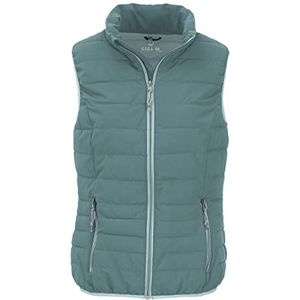 G.I.G.A. DX Dames Casual functioneel vest in dons-look/gewatteerd vest, Sagania, lichtpetrol, 38, 28040-000