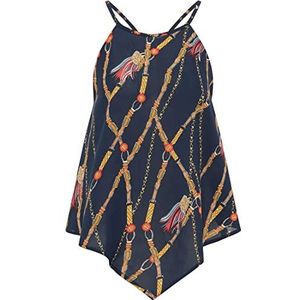 faina Dames Top 19123111-FA010, Marine, M, marineblauw, M