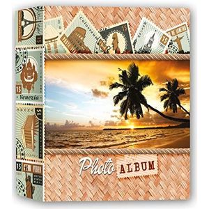 ZEP S.r.l. Palm memo-fotoalbum, karton en papier, vierkleurig motief, voor 300 foto's 13 x 18 cm