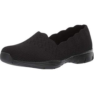 Skechers Seager - Stat dames Slip On Trainers Slip On,Zwart37 EU