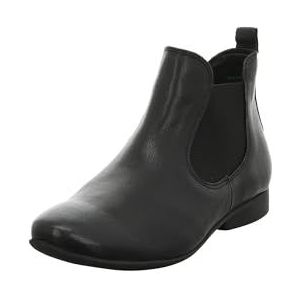 Think! dames GUAD2 chromfrei gegerbte nachhaltige Stiefelette, SCHWARZ 0000