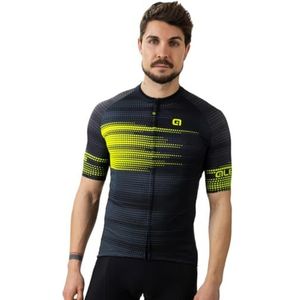 Alé Cycling Heren Solid Turbo shirt met korte mouwen, zwart, L