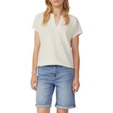 T-shirt - Gestreept - Polyestermix - Comfortabel - Relaxte Pasvorm