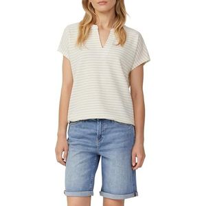 T-shirt - Gestreept - Polyestermix - Comfortabel - Relaxte Pasvorm