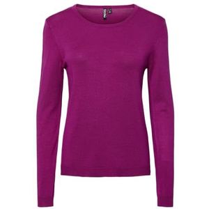 PIECES Pcsonja Ls Knit Noos Bc Pullover, festival fuchsia, XS