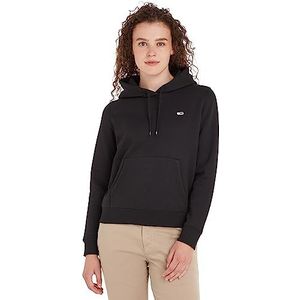 Tommy Jeans Dames Tjw Regular Fleece Hoodie Trui, Zwart, S