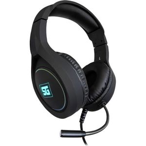 SboX HS-501BL Gaming Headset met PC-kabel en microfoon (3,5 mm jack, 116 dB, violet)