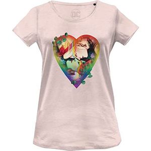 dc comics T-shirt voor dames, Roze, L