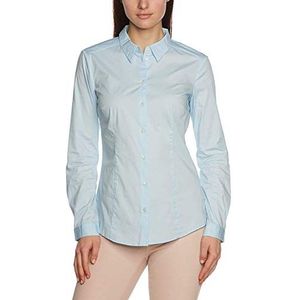 ESPRIT Dames Regular Fit blouse 024EE1F042, blauw (skyblue), 36 NL