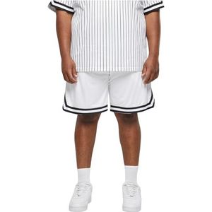 Urban Classics Heren Shorts Short Basketbal Shorts Wit M, wit, M