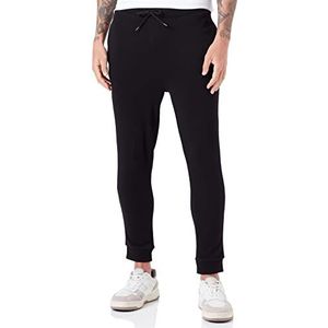 Jack & Jones Jacoversized sweatpants sportbroek voor heren, Zwart, L