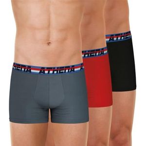 ATHENA - Full Stretch - Boxershorts - Zwart - Set van 3