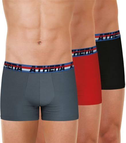 ATHENA - Full Stretch - Boxershorts - Zwart - Set van 3