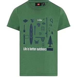 LEGO Unisex T-shirt Outdoor LWTaylor 207, 884 Donkergroen, 116