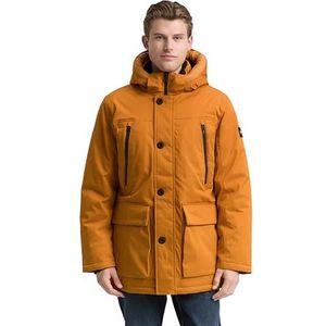 Tom Tailor - Herenparka - Effen - Regular Fit - Waterafstotend - Met Klepzakken