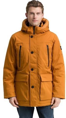 Tom Tailor - Herenparka - Effen - Regular Fit - Waterafstotend - Met Klepzakken