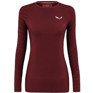 Salewa Cristallo Warm Amr W L/S Tee., Syrah, XS