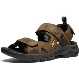 KEEN Targhee 3 sandalen met open teen voor heren, Bison Mulch, 44.5 EU