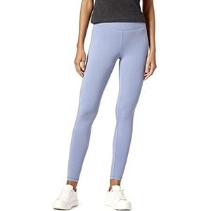 HUE Ultra leggings voor dames van katoen met brede tailleband kousen, Country, blauw, XL