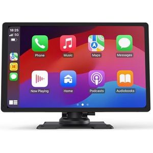 Foxpark 9,26 inch CarPlay Display met IPS touchscreen, draadloze Apple CarPlay & Android Auto, Bluetooth 5.0, Mirror Link, FM/AUX, eenvoudige plug & play-installatie voor oudere voertuigen