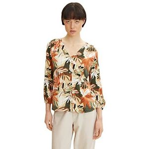 TOM TAILOR Dames Tunica blouse met all-over print 1031256, 29549 - Colorful Summerly Design, 32