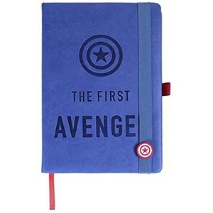 Cerdá Uniseks Cuaderno De Notas Capitan Avengers Captain America notitieblok, meerkleurig, A5