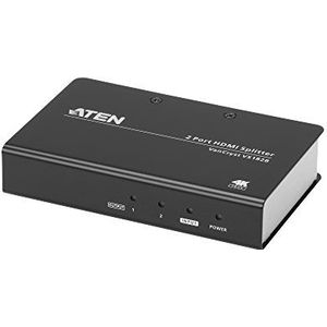 Aten VS182B-AT-G 2-poorts Hdmi-splitter Zwart