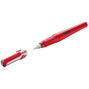 Pelikan 803014 Vulpen Pelikano P481 rood, L, linkshandig