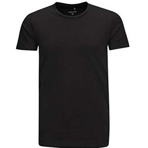 Seidensticker Business-overhemd voor heren, shaped fit, strijkvrij, kentkraag, korte mouwen, 100% katoen, zwart (39), S