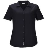 killtec Dames Functionele blouse KOS 35 WMN WVN SHRT, dark navy, 42, 41273-000