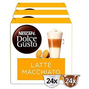 Nescafé Dolce Gusto Latte Macchiato Koffie Cups, 48 Stuks (3 x 16 Capsules)