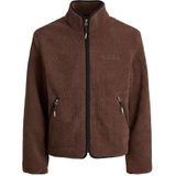 JACK & JONES Jornorrebro Teddy Jacket Sn, Deep Mahogany, L, Diepe mahonie, L