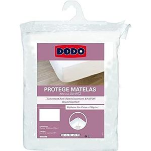 DODO | Matrasbeschermer, absorberend, fleece, katoen, 90 x 190 cm, voor eenpersoonsbed, kwarts, zacht en comfortabel, machinewasbaar op 95 °C