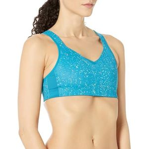 BROOKS Drive Convertible Run Sports Bra, Lagoon Speckle Print, 26 EU