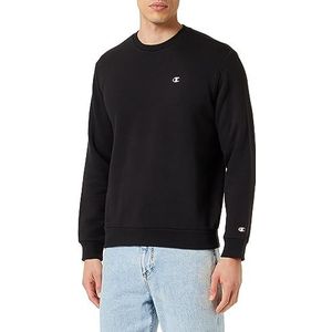 Champion Legacy Basics-Powerblend Fleece Crewneck Sweatshirt voor heren, Zwart, M