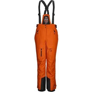 killtec - KSW 204 BYS - Pantalon de Ski - Rouille - Met Amovabele Bretels en Jupe Pare-neige