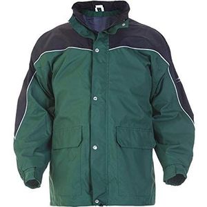 Hydrowear 072465GRP-L Uitwijk Gewoon Geen Sweat Parka, Groot, Groen/Zwart